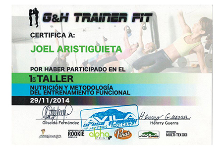 Nutrición y Metodología del entrenamiento funcional