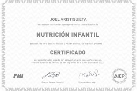 Nutrición Infantil