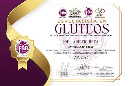ESPECIALISTA EN GLÚTEOS