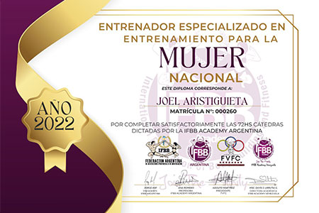 ENTRENAMIENTO ESPECIALIZADO PARA LA MUJER