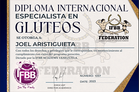 ESPECIALISTA EN GLÚTEOS INTERNACIONAL