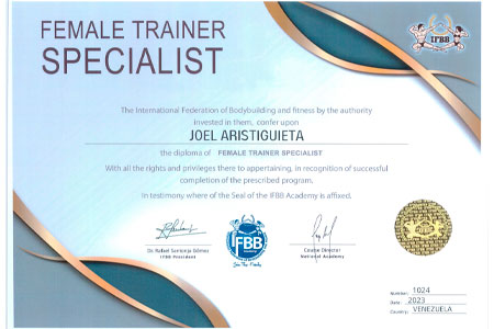 Female training specialist