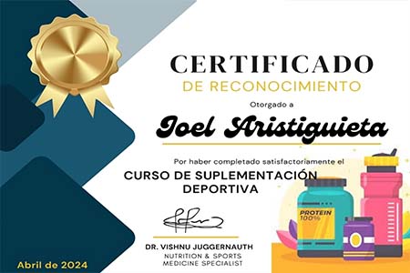 Curso de Suplementación deportiva